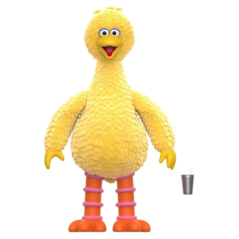 1, rue Sésame ReAction figurine Big Bird (Flocked)