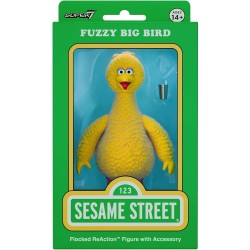 1, rue Sésame ReAction figurine Big Bird (Flocked)