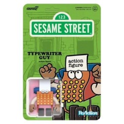 1, Rue Sésame figurine ReAction Wave 06 Typewriter Guy 10 cm      