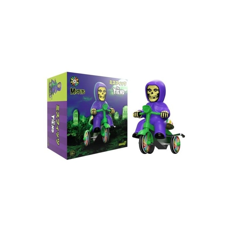 Misfits Super Cycles Vehicle Fiend (Purple w/ Green Trike)
