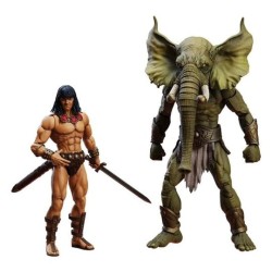 Conan le Barbare Epic H.A.C.K.S. figurines The Tower of the Elephant Set: Young Conan and Yag Kosha