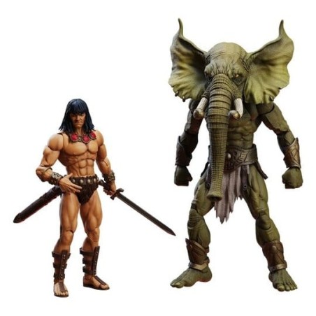 Conan le Barbare Epic H.A.C.K.S. figurines The Tower of the Elephant Set: Young Conan and Yag Kosha