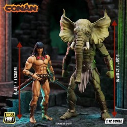 Conan le Barbare Epic H.A.C.K.S. figurines The Tower of the Elephant Set: Young Conan and Yag Kosha