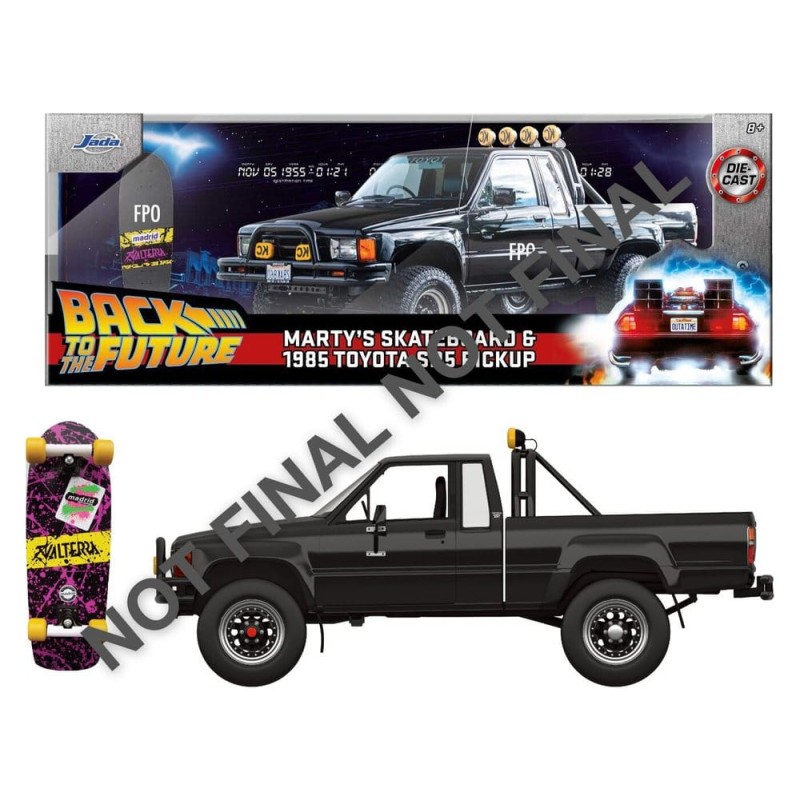 Retour vers le futur Diecast Véhicule 1:24 Marty's Skateboard 1985 Toyota