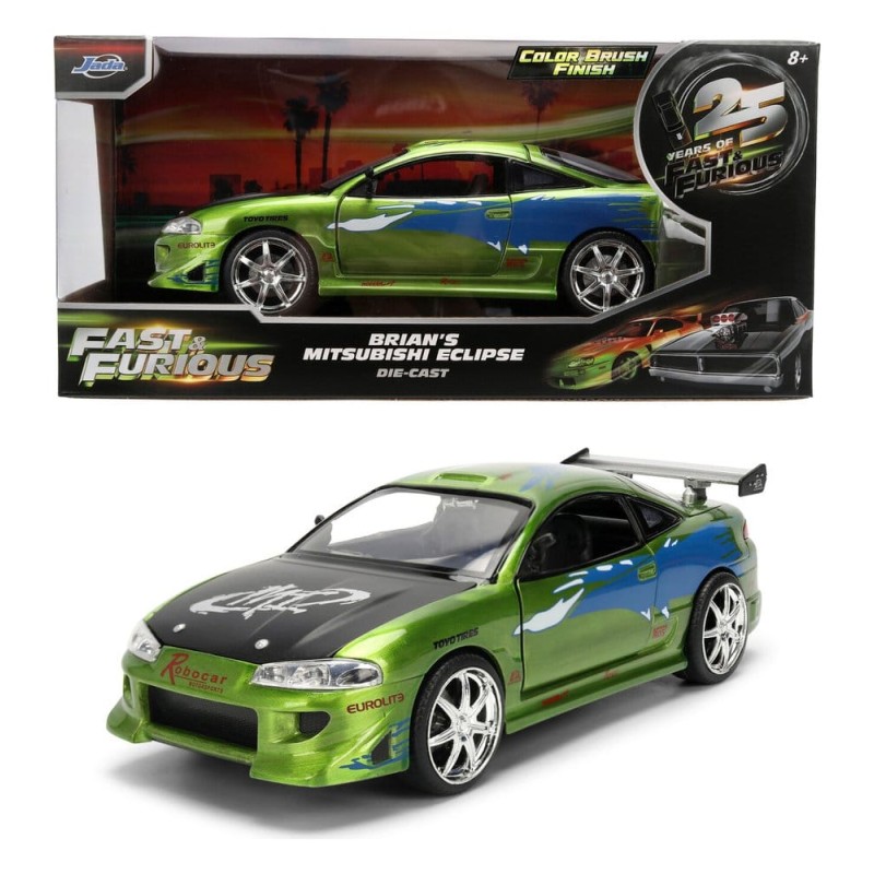 Fast & Furious Diecast Véhicule 1:24 Anniversary Mitsubishi 19 cm