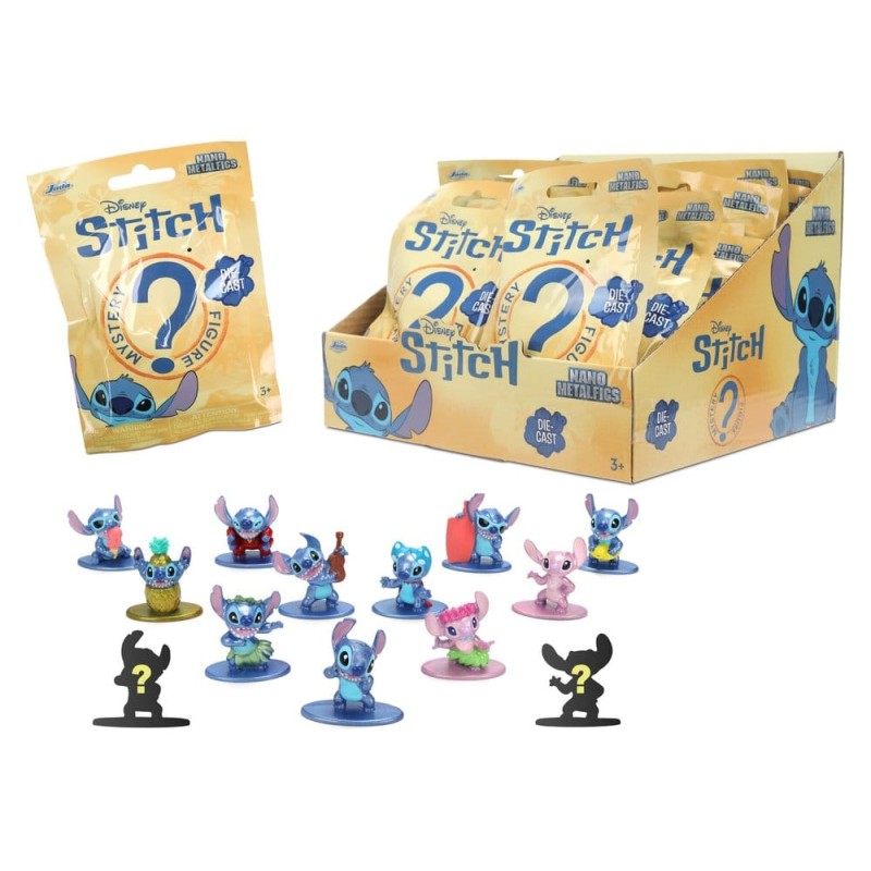 Lilo & Stitch Blind Box présentoir figurines mini Nanofigs Stitch (24)