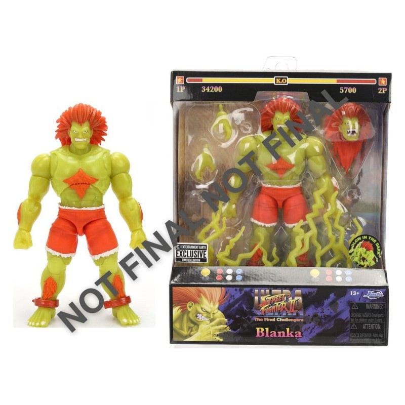 Street Fighter figurine II Blanka GID 19 cm