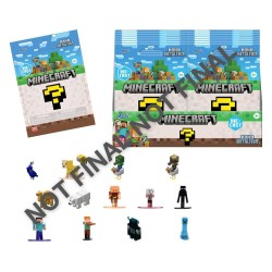 Minecraft Nano Metalfigs présentoir figurines mini Blind Pack (24)