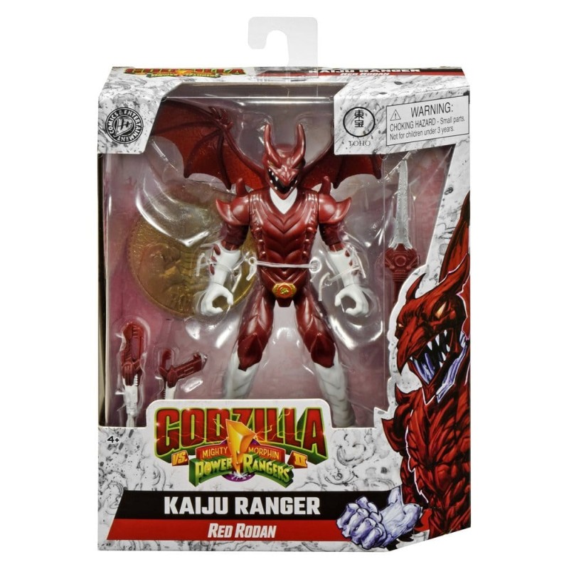 Power Rangers x Godzilla figurine Red Rodan