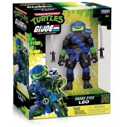 Tortues Ninja x G.I. Joe Crossover Classics figurine Leonardo x Snake Eyes 12 cm