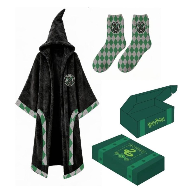 Harry Potter Cape en Polaire & Chaussettes Coffret Cadeau