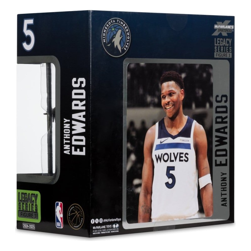NBA McFarlane's SportsPicks figurine Anthony Edwards (Minnesota Timberwolves) 21 cm