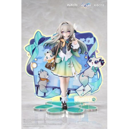 Honkai: Star Rail Rise Up+ Chibi Cat Series figurine mini Firefly Ver. 18 cm