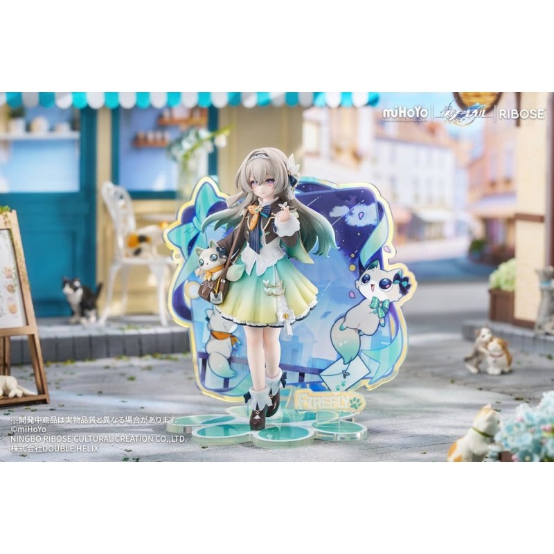 Honkai: Star Rail Rise Up+ Chibi Cat Series figurine mini Firefly Ver. 18 cm