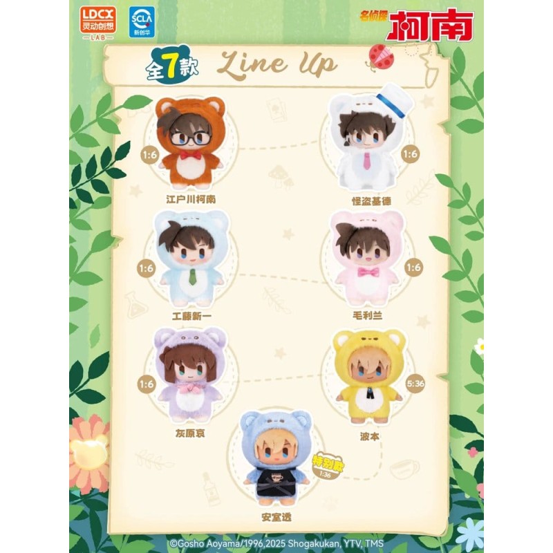 Detective Conan / Case Closed peluches Bear Detective Series Blind Box 15 cm Display (6)