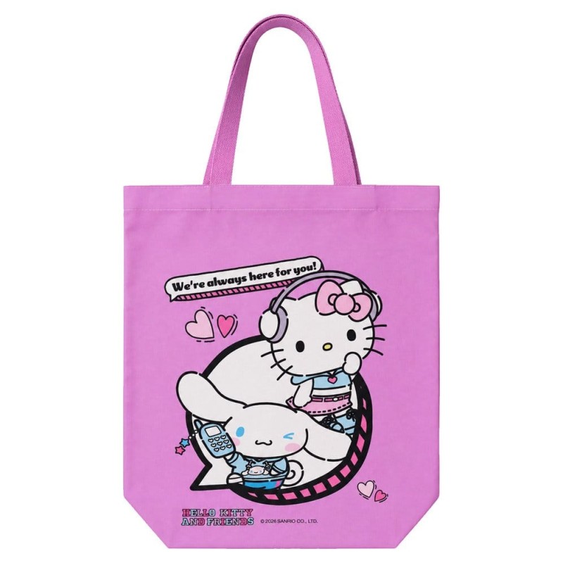Sanrio Sac fourre-tout Hello Kitty & Friends Pop Style 34.5 x 43 cm