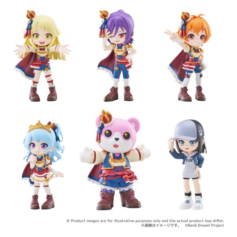 BanG Dream! présentoir boîte-mystère figurines mini PalVerse Hello, Happy World! (6)