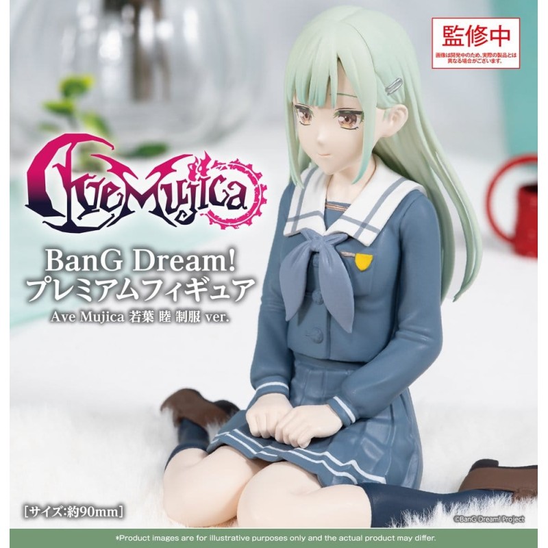 BanG Dream! figurine PVC Premium Ave Mujica Mutsumi Wakaba Uniform Ver. 9 cm