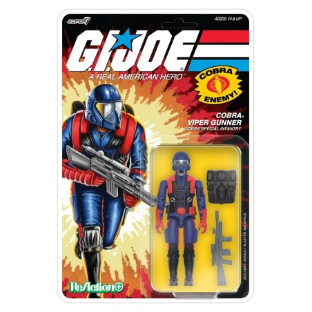 G.I. Joe ReAction+ figurine Wave 09 Cobra Viper Gunner