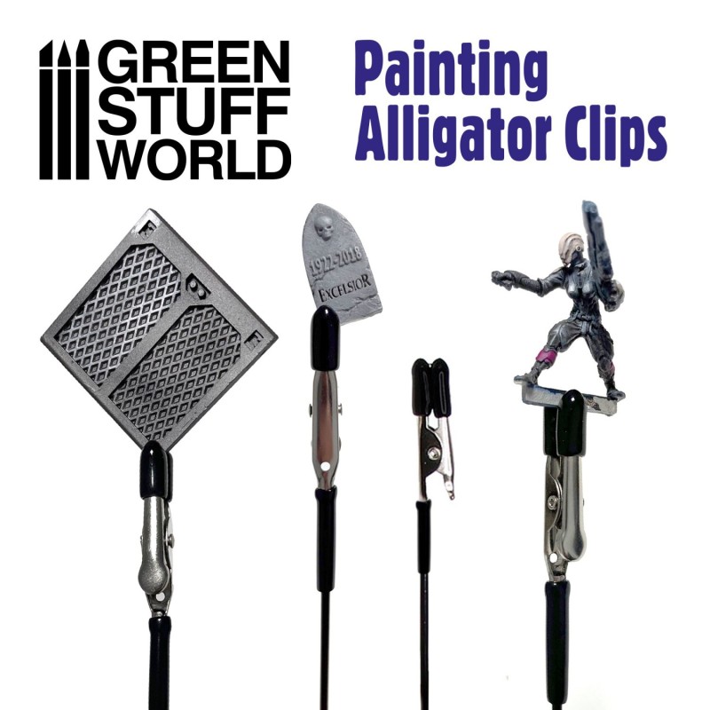 Green Stuff World - Airbrush Alligator Clips (x20)