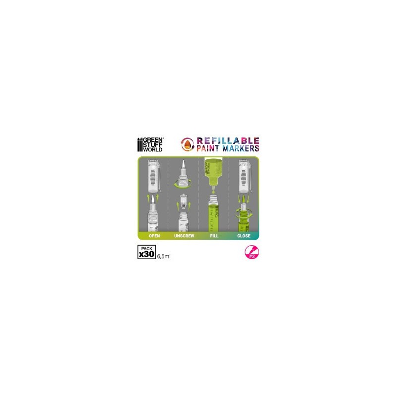 Green Stuff World - Navulbare Viltstift 2