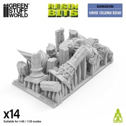 Green Stuff World- 3D Printed - Miscellaneous - Ruins of Greek Columns