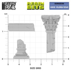 Green Stuff World- 3D Printed - Divers - Ruines de colonnes grecques