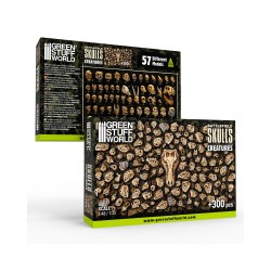 Green Stuff World - 3D geprint - Skulls & Bones - Creature Skulls (x300)