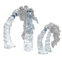 Green Stuff World- 3D Printed - Special Effects - Smoke for Dual Transparent Backpack Reactor (Modular)