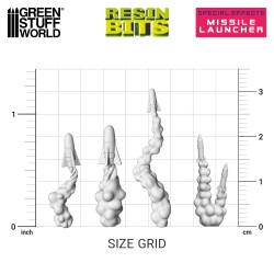Green Stuff World- 3D Printed - Special Effects - Missile Launcher Effect