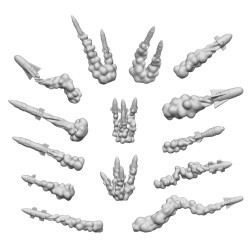Green Stuff World- 3D Printed - Effets Spéciaux - Effet lance-missiles