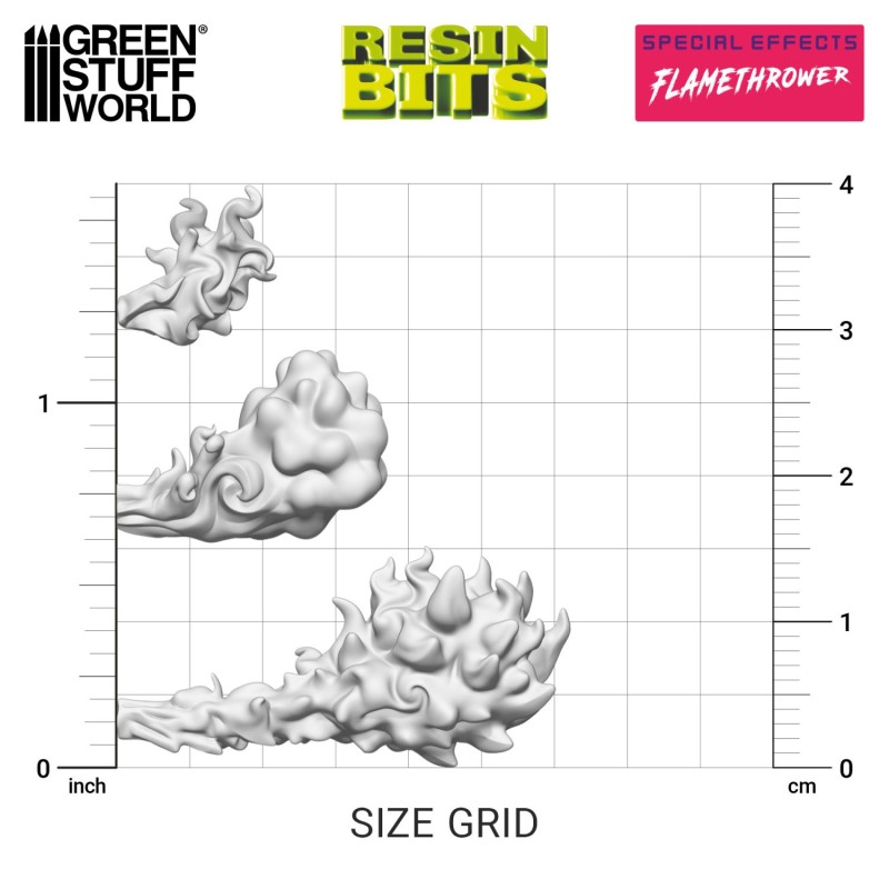 Green Stuff World- 3D Printed - Special Effects - Flamethrower Effect