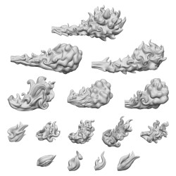 Green Stuff World - 3D geprint - Speciale effecten - Vlammenwerper-effect