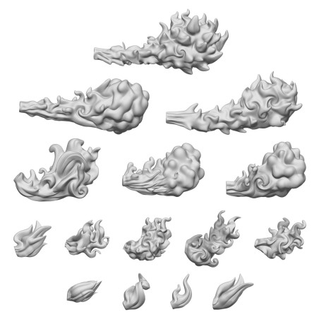 Green Stuff World - 3D geprint - Speciale effecten - Vlammenwerper-effect
