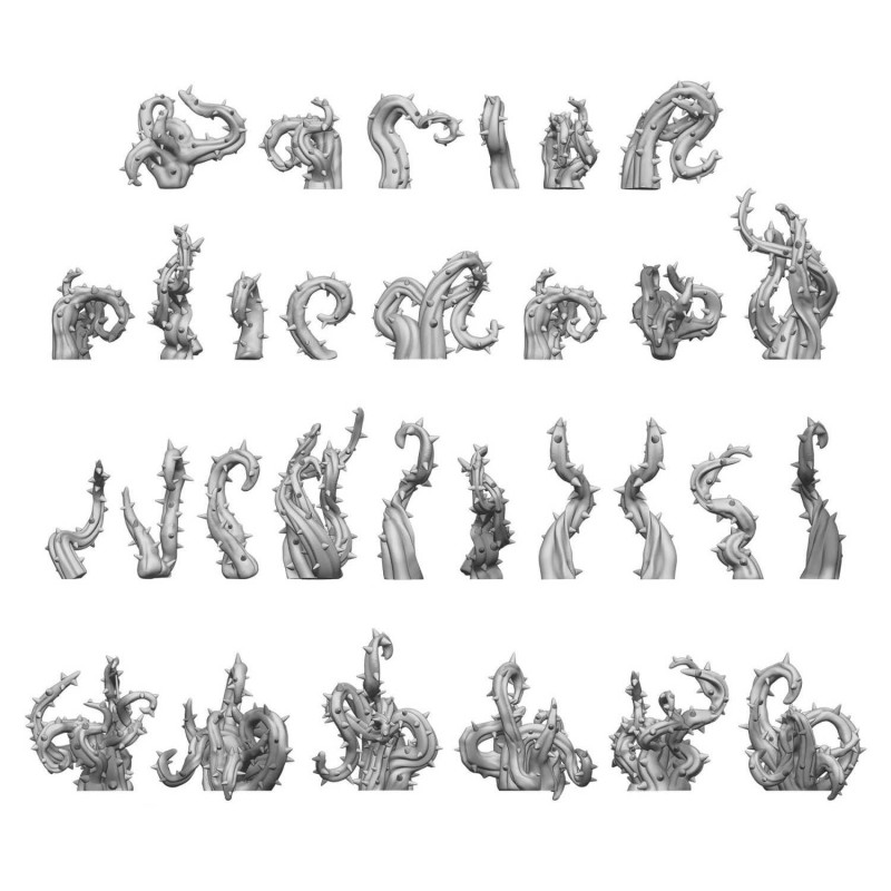 Green Stuff World- 3D Printed - Plantes - Plantes épineuses