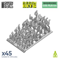 Green Stuff World- 3D Printed - Plantes - Champignons gobelin