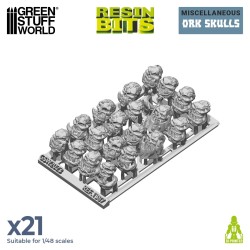 Green Stuff World - 3D geprint - Skulls & Bones - Orc Skulls