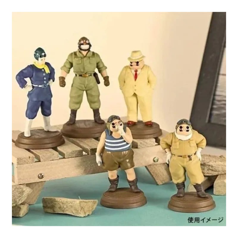 Porco Rosso Figurine Mini Mystère Marco présentoir boîte-mystère (6)