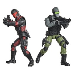 G.I. Joe Classified Series Action Figure & Vehicle Set Snake Eyes & Varmint ATV vs. Stealth Viper & Cobra Stealth Flight Pod ...