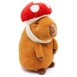 Capybara peluche Mushroom 23 cm