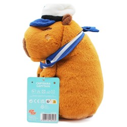 Capybara peluche Capy Captain 23 cm