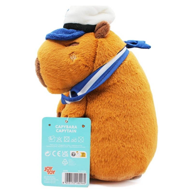 Capybara peluche Capy Captain 23 cm