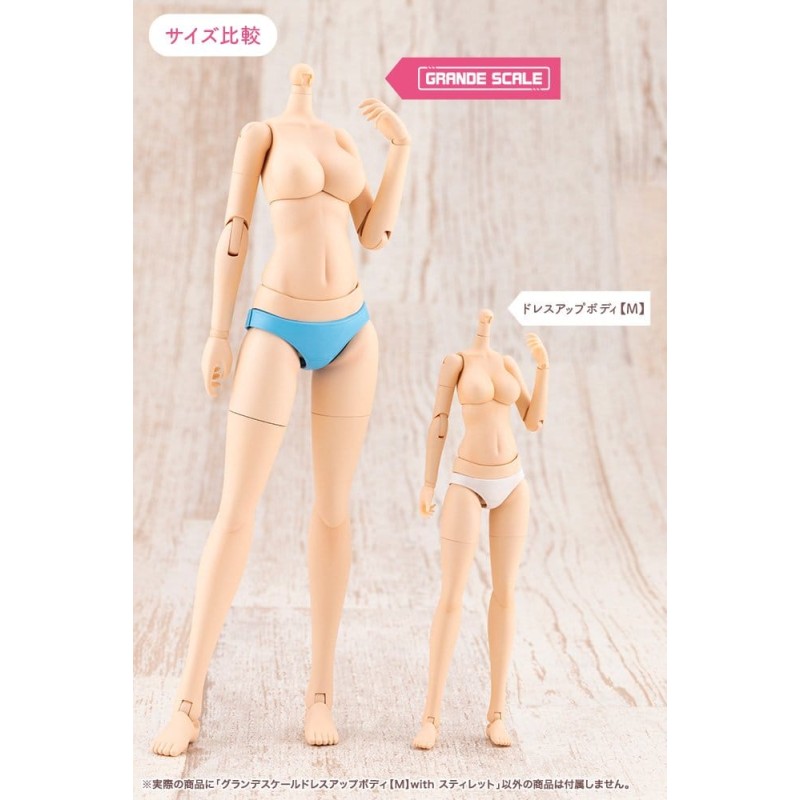 Sousaishojoteien Plastic Model Kit Grand Scale Dress Up Body M with Stylet 25 cm