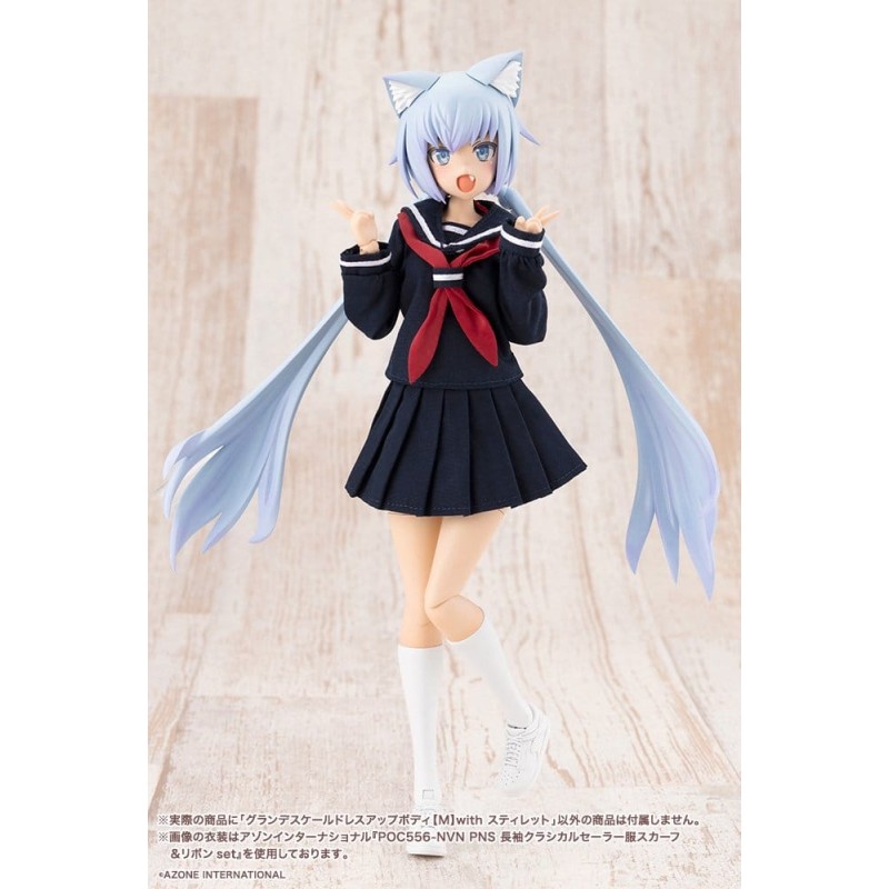 Sousaishojoteien Plastic Model Kit Grand Scale Dress Up Body M with Stylet 25 cm