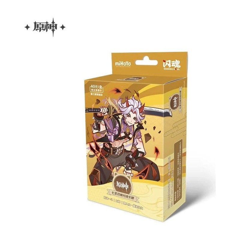 Genshin Impact Trading Card Game Series 03 Pre-Build Starter Deck 03 Arataki Itto *Chinese Version*