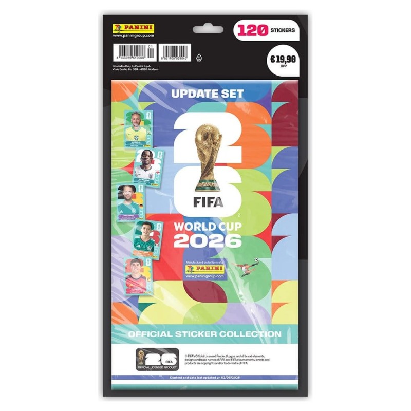 FIFA World Cup 2026 Collection de Stickers Update Set