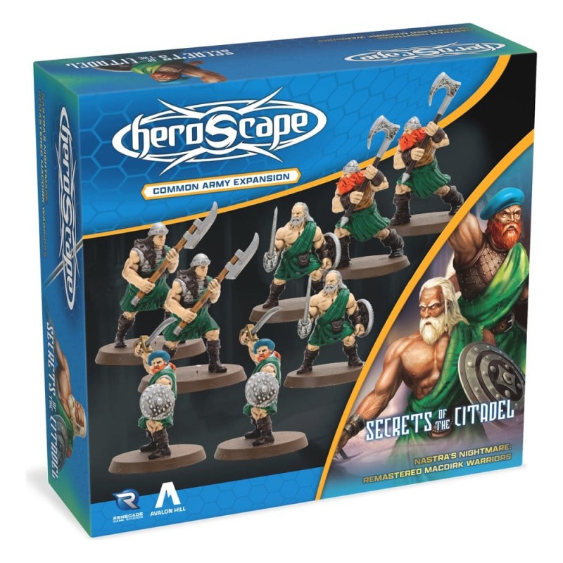 Heroscape Jeu de Plateau Extension d'Armée MacDirk Warriors Remastered *ANGLAIS*