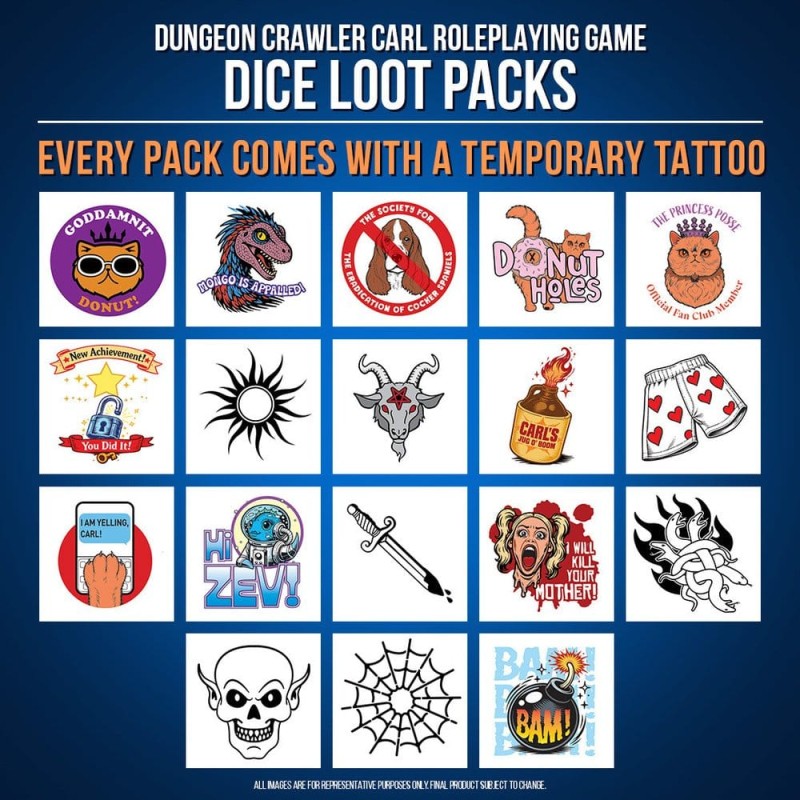 Dungeon Crawler Carl Dés Blind Box Display (20)