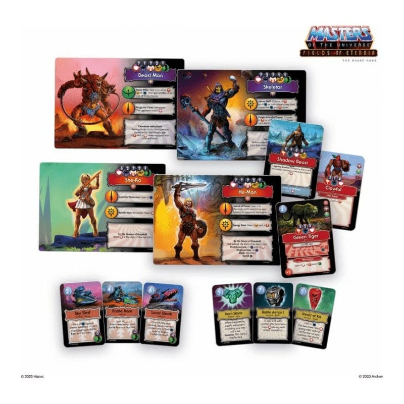 Masters of the Universe jeu de plateau Fields of Eternia *ESPAGNOL*