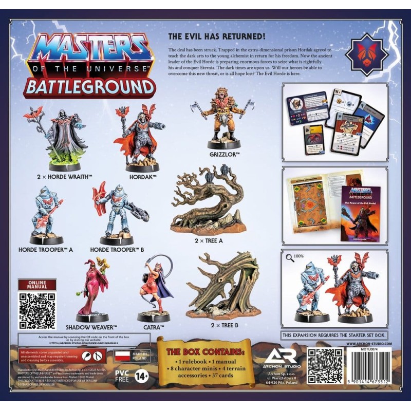 Masters of the Universe: Battleground jeu de figurines Wave 4: The Power of the Evil Horde *ALLEMAND*